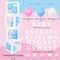 Baby Boxes with 41 Letters and 36 Balloons, 4pcs Clear Balloon Boxes for Baby Shower Gender Reveal Girl Boy Blocks Birthday Party Decorations